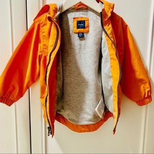 Baby Gap Orange Raincoat jacket adorable